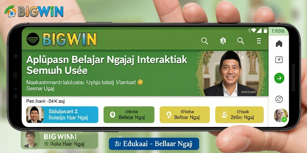 Antarmuka pengguna BIGWIN yang interaktif dan ramah.