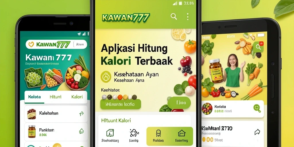 Antarmuka KAWAN777 menampilkan grafik kalori harian yang menarik dan informatif.
