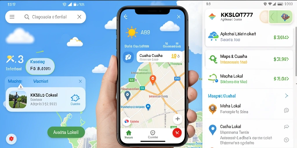 Tampilan antarmuka KKSLOT777 yang jelas dan informatif untuk cuaca lokal.
