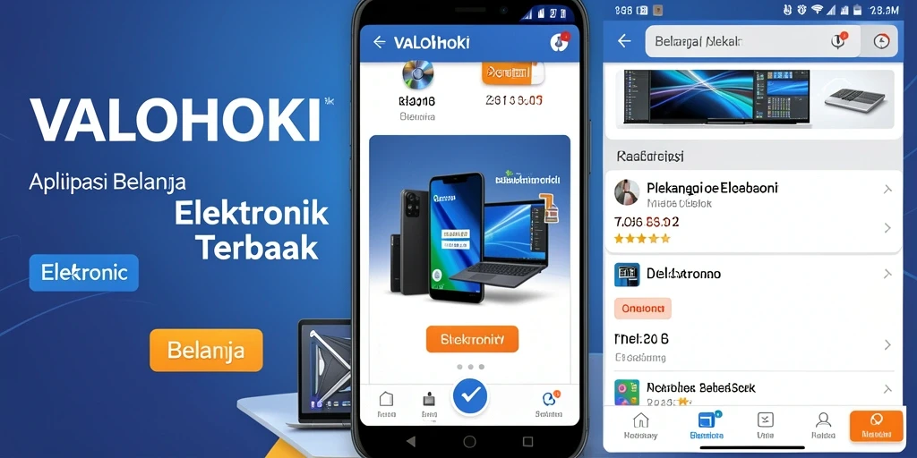 Screenshot utama VALOHOKI menampilkan antarmuka aplikasi Elektronik yang ramah pengguna.